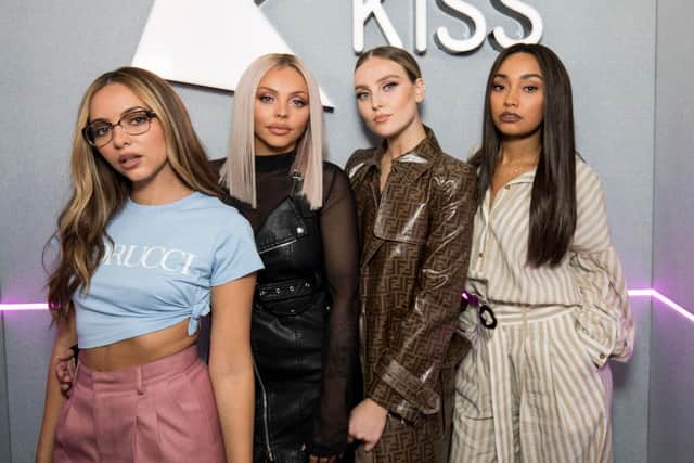 The members of Little Mix in October 2018: (L-R) Jade Thirlwall, Jesy Nelson, Perrie Edwards, and Leigh-Anne Pinnock (Photo: John Phillips/Getty Images)