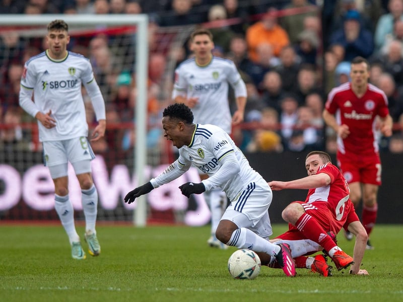 7 - Very unlucky to see a fine shot on the turn crash back off the post as part of a mixed bag display in the first half. Remained a threat after the break and applied a clinical finish from Harrison's cross. A welcome return to the side.