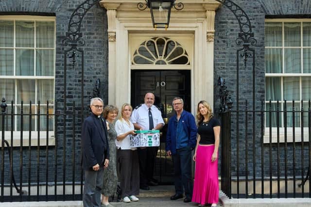 Hugh Fearnley-Whittingstall; Revd Canon Giles Goddard, Chair of Faith for the Climate; Ellen Bradley, Co-Director of UK Youth 4 Nature; Sarah Morse, Chief Finance Officer of Triodos Bank; and Professor Dame E J. Milner-Gulland, Tasso Leventis Professor of Biodiversity at Oxford University