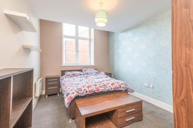 The apartment has two light and airy double bedrooms