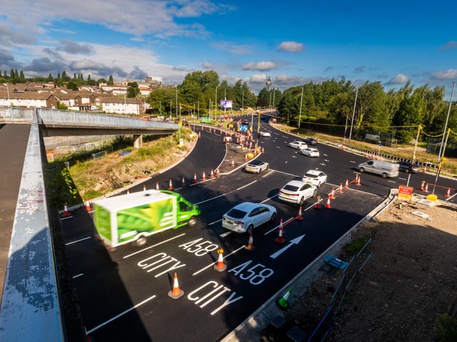 The Armley Gyratory works are progressing well on the highways phase of the scheme, including widening of the central gyratory and entry island approaches, which links to creating additional lane capacity.