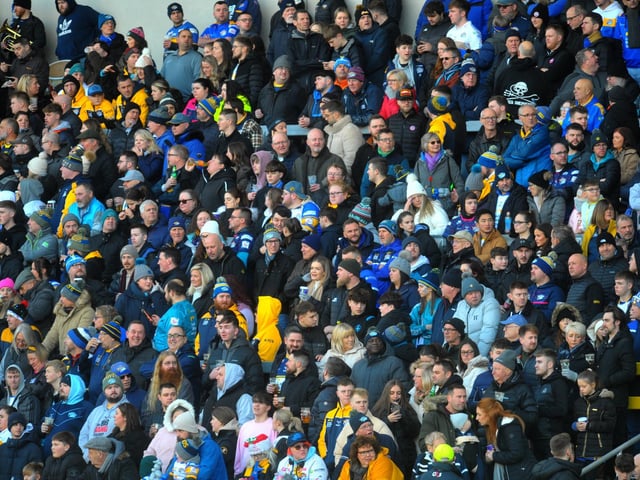 9,565 spectators watched Leeds Rhinos beat Wakefield Trinity 41-22 in the Wetherby Whaler Festive Challenge at AMT Headingley on Boxing Day.