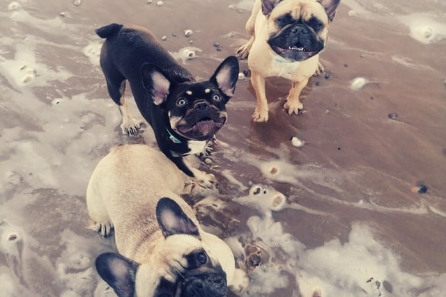 Tracey McDonnell Roe said: "My beach babes, those smiles though. Dolly Peggy and Doris in the middle."