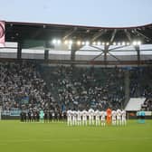 MISSED OPPORTUNITY: For special tributes to Her Majesty The Queen, Elizabeth II, shown on the big screen as hosts FC Zurich took on Arsenal in Switzerland in Thursday night's Europa League clash, say the FSA. Photo by Christian Kaspar-Bartke/Getty Images.