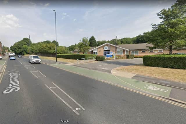 The 61-year-old man was involved in a collision with a car at the junction of Stanningley Road and Eyres Terrace. Picture: Google