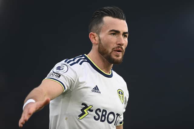 STAYING PUT: Leeds United's Jack Harrison, despite reported interest from Leicester City. Photo by Gareth Copley/Getty Images.