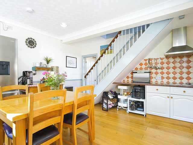 The house, which is full of character and charm throughout, is arranged over two floors and boasts an expansive outdoor space with plenty of room for garden furniture.