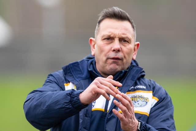 Rhinos' academy and reserves coach Tony Smith. Picture by Craig Hawkhead/Leeds Rhinos.