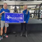 (L-R) Josh Wisher, Professional Boxer, and Gemma Green, Fundraising Officer for Leeds Mind
