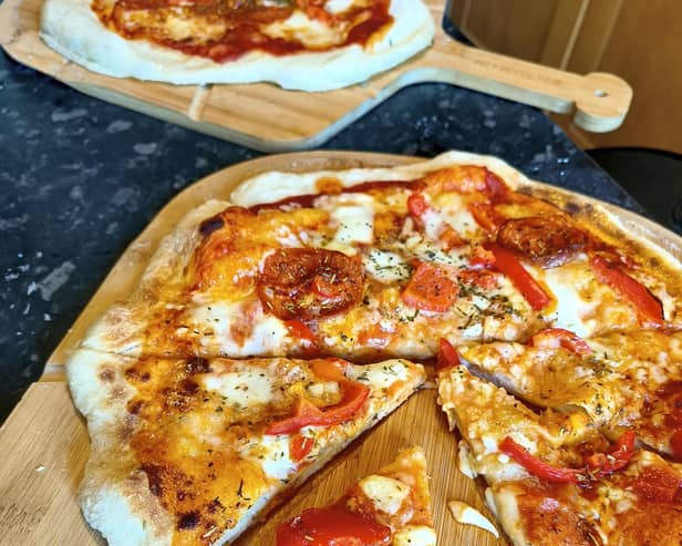 Karen Wright's tasty pizza recipe