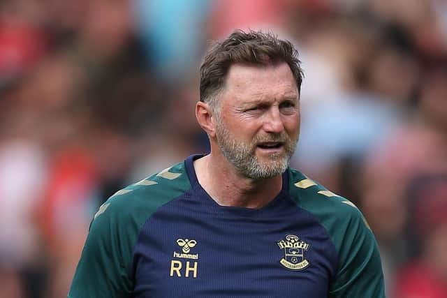 SOUTHAMPTON, ENGLAND - JULY 30: The Southampton Manager Ralph Hasenhuettl after the Pre-Season Friendly match between Southampton and Villarreal at St Mary's Stadium on July 30, 2022 in Southampton, England. (Photo by Steve Bardens/Getty Images)