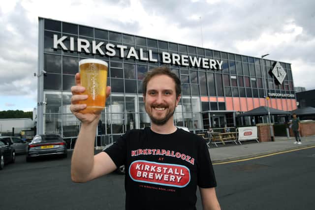Chris Hall, Kirkstall Brewery’s brand manager, who has organised the Great Exhibition (Photo: Jonathan Gawthorpe)