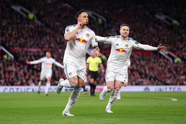 Noah Okafor wrote himself into Leeds United folklore with a brace at Old Trafford in April.
