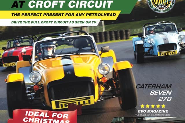 Perfect present for any petrolhead at Croft Circuit