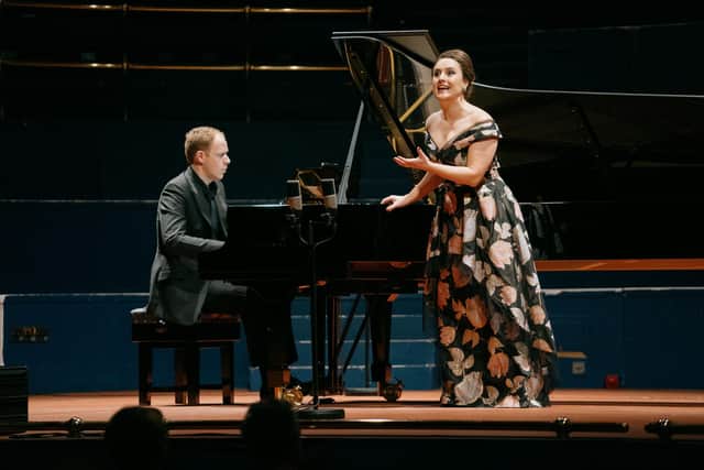 Joseph Middleton, pianist and director of Leeds Lieder, performing with Louise Alder, who also appears at the festival this year. Picture: Tom Arber