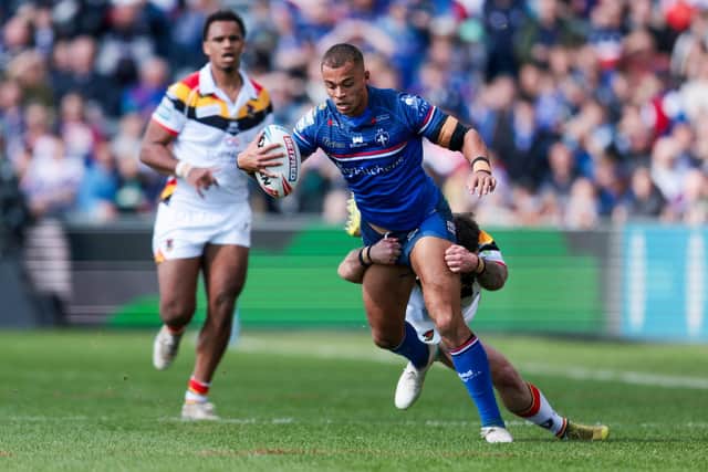 Corey Hall is back in Wakefield Trinity's squad for the visit to Bradford Bulls on Thursday. Picture by John Clifton/SWpix.com.