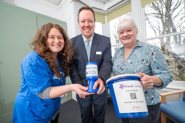 (L-R) Emily Cotter, Lee Woodall (Barratt and DWH) and Marie-Louise Robinson