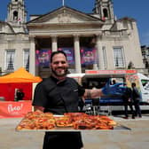 Chef Nunzio Larosa, from Poco Leeds, pictured during the Leeds Food Festival in Millennium Square.