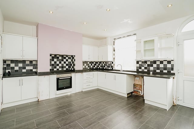 The ground floor has a spacious fitted kitchen/diner with access down to a useful basement area below.