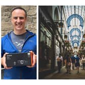 Wex Photo Video competition winner Jonny Gios who focused on Thornton's Arcade to win a Sony A7C digital camera
