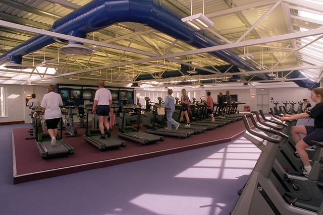 Aerobic exercising facilities at Esporta Leisure  at Cookridge Hall Country Club.