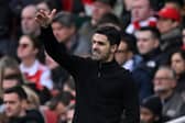 INJURY BLOW: For Arsenal and boss Mikel Arteta. Photo by JUSTIN TALLIS/AFP via Getty Images.