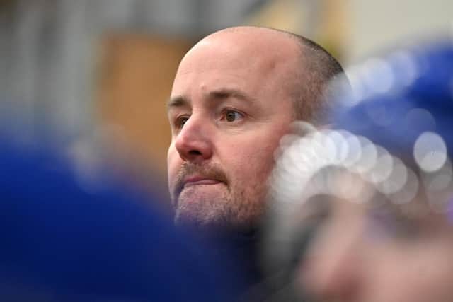 INFLUENTIAL: Leeds Knights' head coach Ryan Aldridge was a big reason why forward Mac Howlett signed for the NIHL National team. Picture: Bruce Rollinson