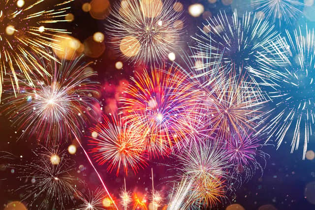 A stock image of fireworks.
