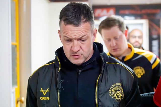 Castleford Tigers coach Danny McGuire. Picture by Allan McKenzie/SWpix.com.