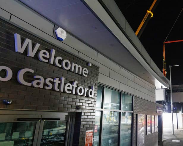 Castleford station’s second platform has been rebuilt and will be reopened as part of the upgrades.