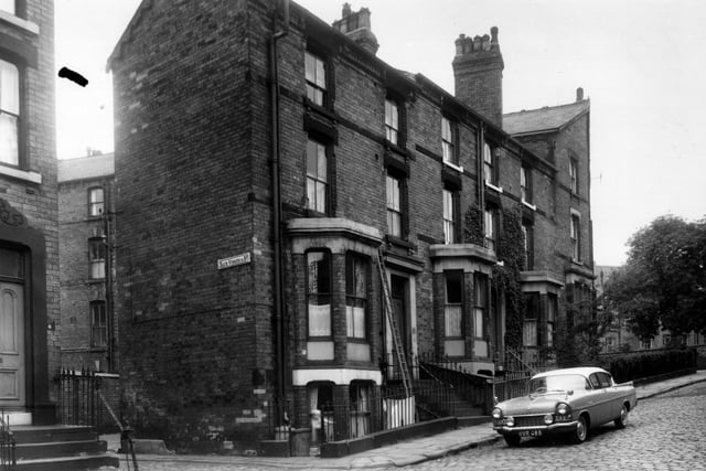 Tanfield Street in July 1960. Just in view is Back Virginia Road.