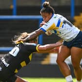 Kaiya Glynn will return for Leeds Rhinos in Saturday's Betfred Women's Super League fixture at St Helens. Picture by Olly Hassell/SWpix.com.