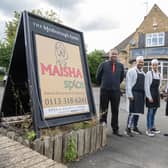Chuton Miah, manager of Maisha Spice with the team at The Mexborough Arms, in Thorner. It serves Indian food alongside English cuisines - including steaks. Photo: Tony Johnson