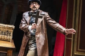 Chris Hannon plays Van Helsing in Dracula - the Bloody Truth at the Stephen Joseph Theatre until Saturday July 27 (Credit: Pamela Raith)