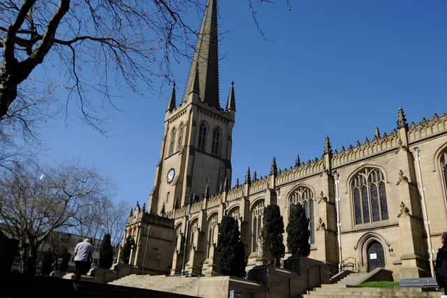 Owen Maughan, 43, told the police he was sleeping rough behind Wakefield Cathedral - despite living in his mum's caravan miles away (Photo: Simon Hulme)