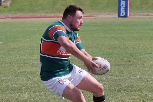 Matty Beharrell in action for Hunslet last season. Picture by Paul Johnson/Hunslet RLFC.