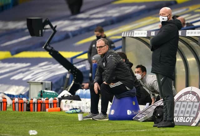 Marcelo Bielsa, Manager of Leeds United. (Photo by Jon Super - Pool/Getty Images)