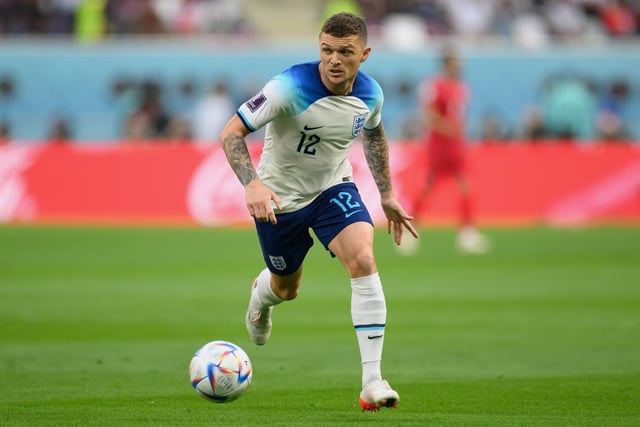 Right-back: Kieran Trippier faces competition to retain his place, but Southgate remaining with a four-man defence should be enough for the in-form Newcastle full-back to be named from the start again (Photo by Matthias Hangst/Getty Images)