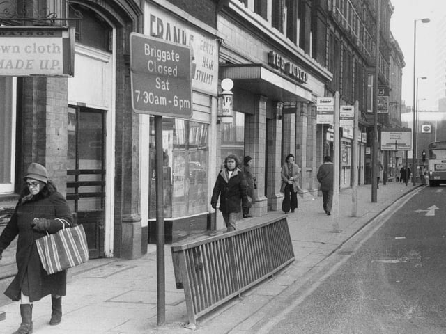 Duncan Street in Leeds city centre pictured in January 1976.