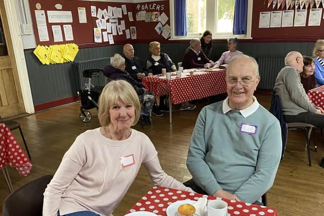 People living with dementia and their carers at the WiSE Memory Café. 