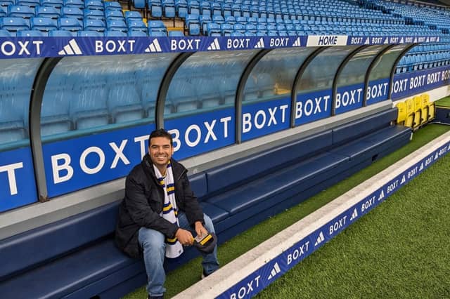 Die-hard Leeds United fan Abhinav Shukla finally got to see the team play live when he visited West Yorkshire last week. Photo: Abhinav Shukla