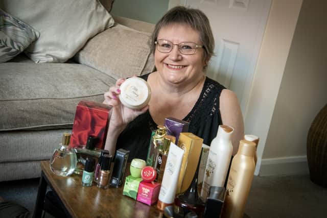 Lynne Hambrey, of Bardsey, is having treatment for breast cancer and has started a make-up franchise with Oriflame (Photo by Tony Johnson/National World)