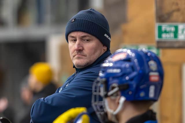 SO FAR, SO GOOD: Leeds Knights' head coach Ryan Aldridge. Picture: Asa Medforth/Knights Media.