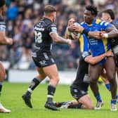 Former Leeds Rhinos prop Justin Sangare has joined Championship side York Knights after a season with Salford Red Devils. Picture by Bruce Rollinson.