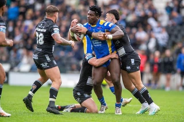 Former Leeds Rhinos prop Justin Sangare has joined Championship side York Knights after a season with Salford Red Devils. Picture by Bruce Rollinson.