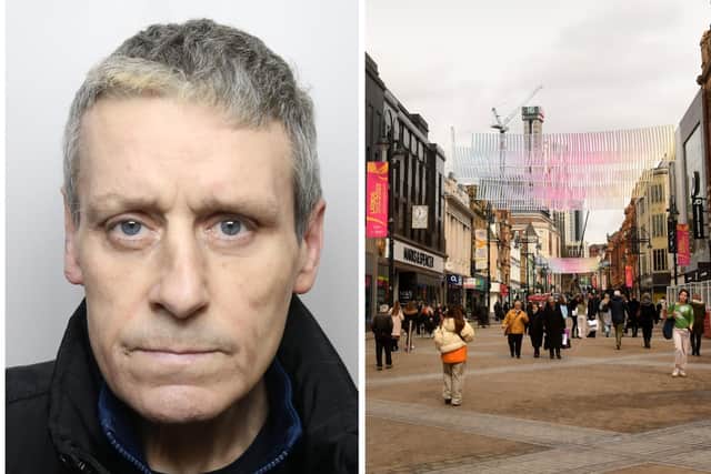 Milnes, aged 56, of Shakespeare Approach, Burmantofts, has been banned from entering Leeds city centre for two years.