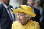 BEAUTIFUL TRIBUTE: From Leeds United to Her Majesty The Queen, Elizabeth II.
Photo by Andrew Matthews - WPA Pool/Getty Images.