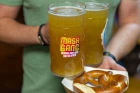 Hundreds gathered in Leeds to raise a stein of Mash Gang at the UK’s first sober Oktoberfest