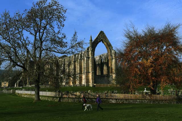 Bolton Abbey is said to be haunted by a monk called the Black Canon