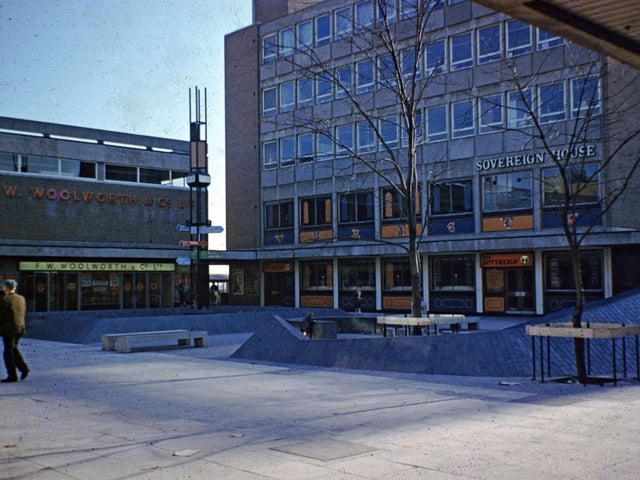 The Sovereign, pictured in the late 1960s, was located at the base of Sovereign House at the Seacroft Centre and was demolished to make way for a Tesco store.